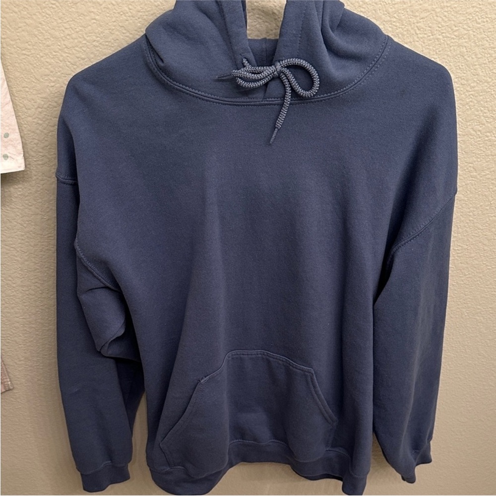 Gildan Navy Pullover Hoodie